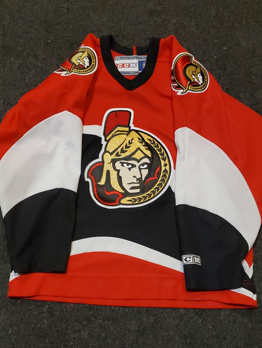 NHL Authentic Vintage CCM Air Knit Ottawa Senators Jersey... 🏒